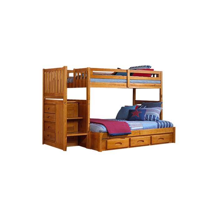 Discovery World Furniture Weston Twin Over Full Bunk Bed Reviews